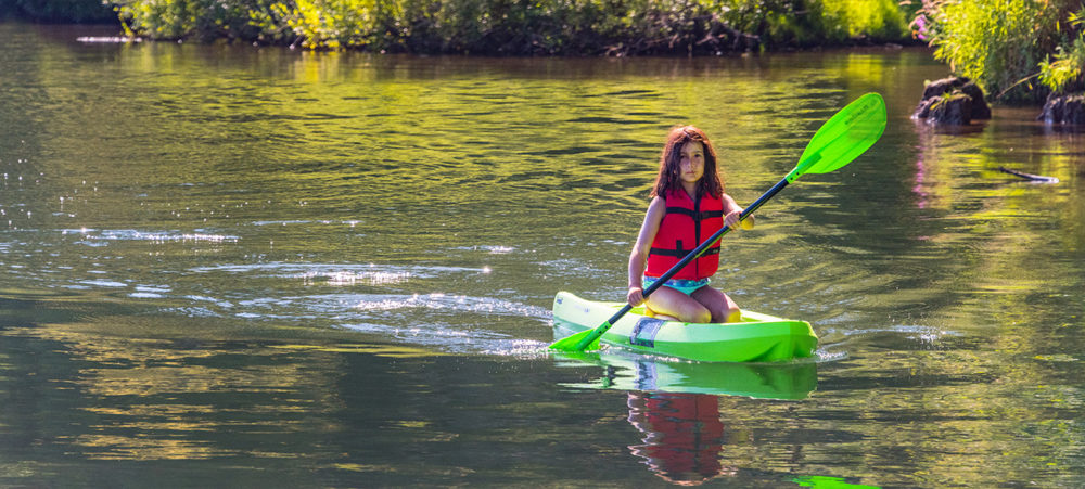 Paddling on the Willamette River